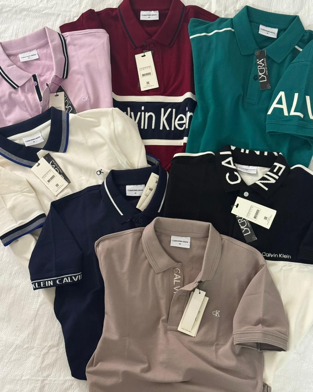 ​Ck Perimium Quality lycra Collar Neck Half Sleeve Men&#39;s Polo T-shirt - 53 Pc