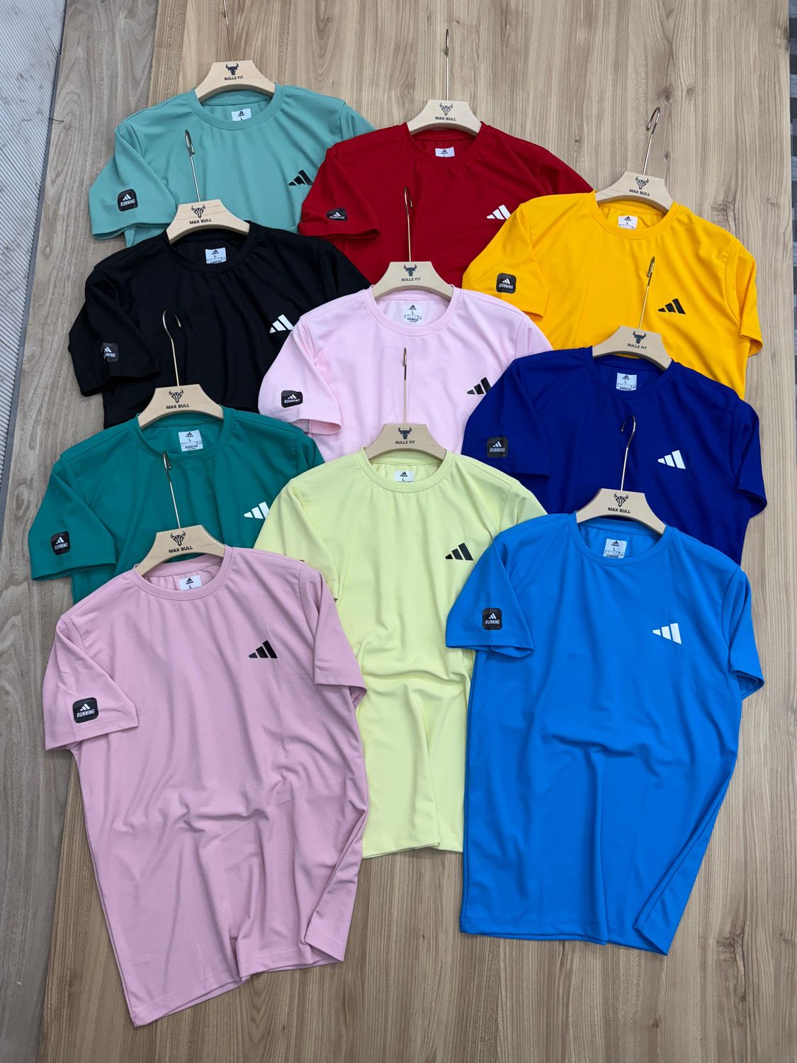 ADIDAS Premium Quality Lycra Round Neck Half Sleeve Men&#39;s T-shirt - 45 Pc