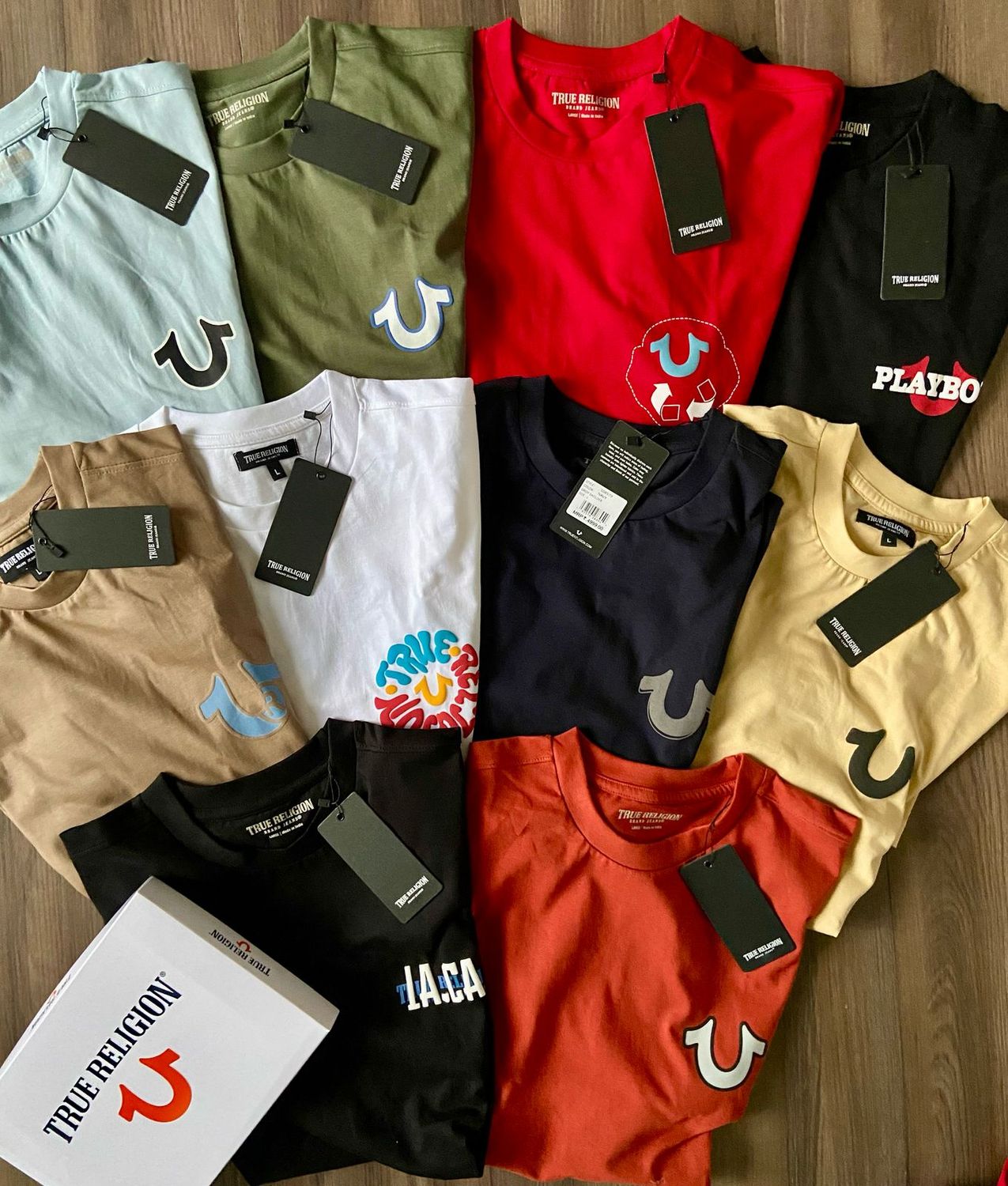 True religion Premium Quality Oversize Drop shoulder Round Neck Half Sleeve Men&#39;s T-shirt - 64 Pc