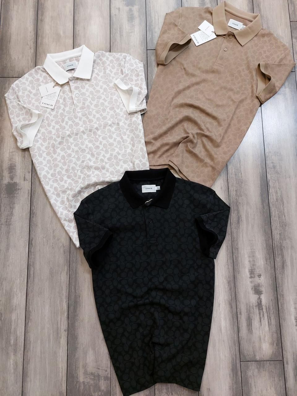 ​COACH Premium Quality Collar Neck Half Sleeve Men&#39;s T-shirt - 52 Pc
