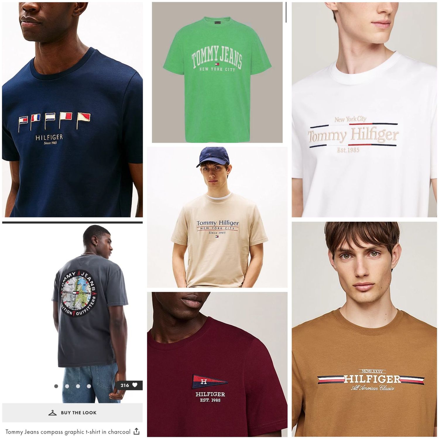 ​Tommy Premium Quality Crew Neck Half Sleeve Men&#39;s T-shirt - 65 Pc
