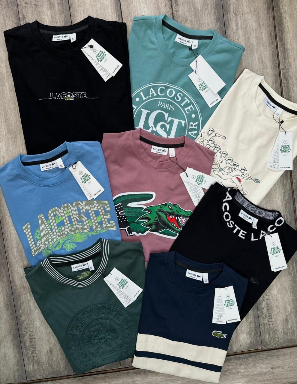 Men&#39;s Branded Premium Quality Round Neck Half Sleeve Men&#39;s T-shirt - 66 Pc