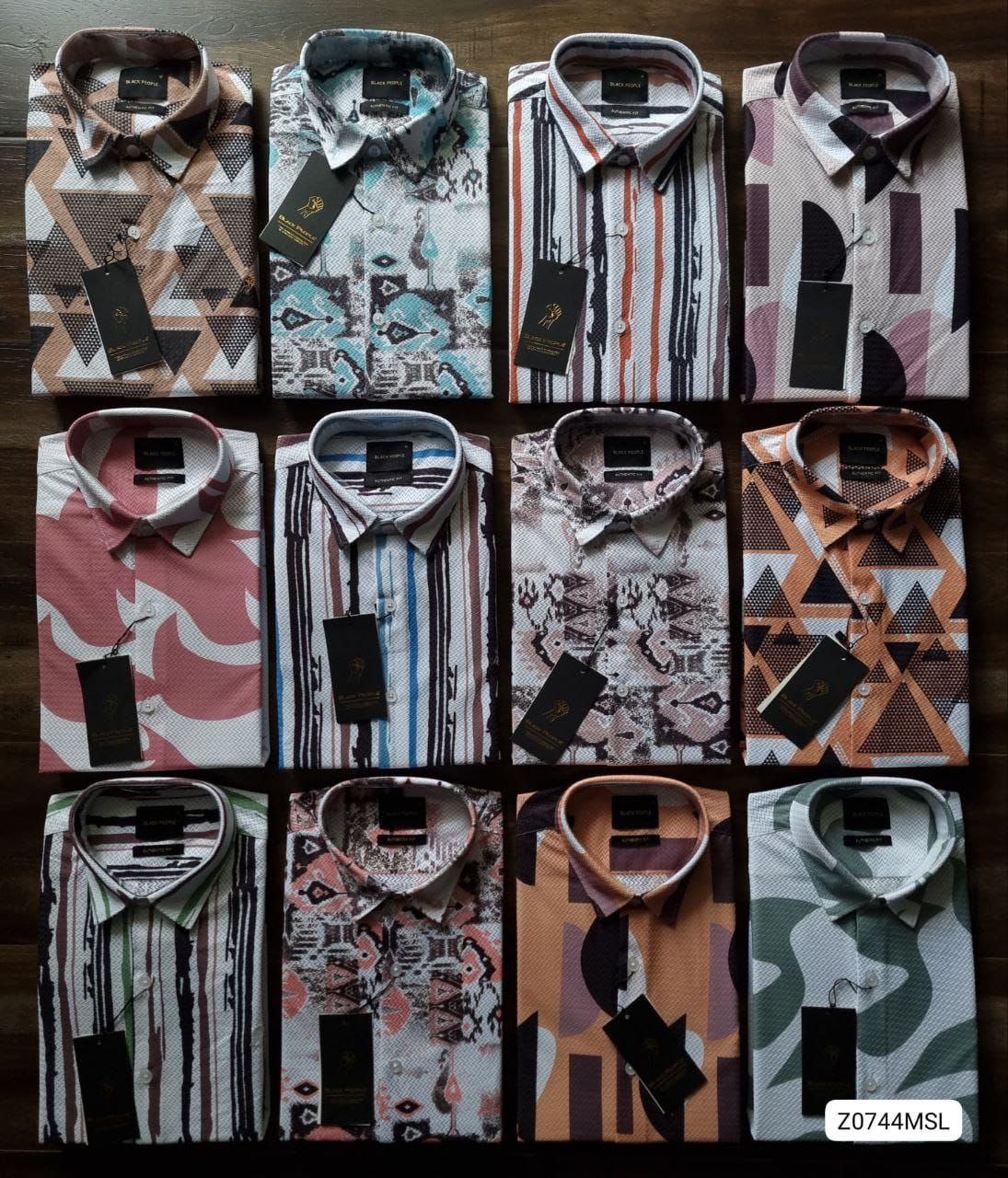 BLACK PEOPLE Premium Quality Full Sleeve Men&#39;s Shirt - 50 Pc