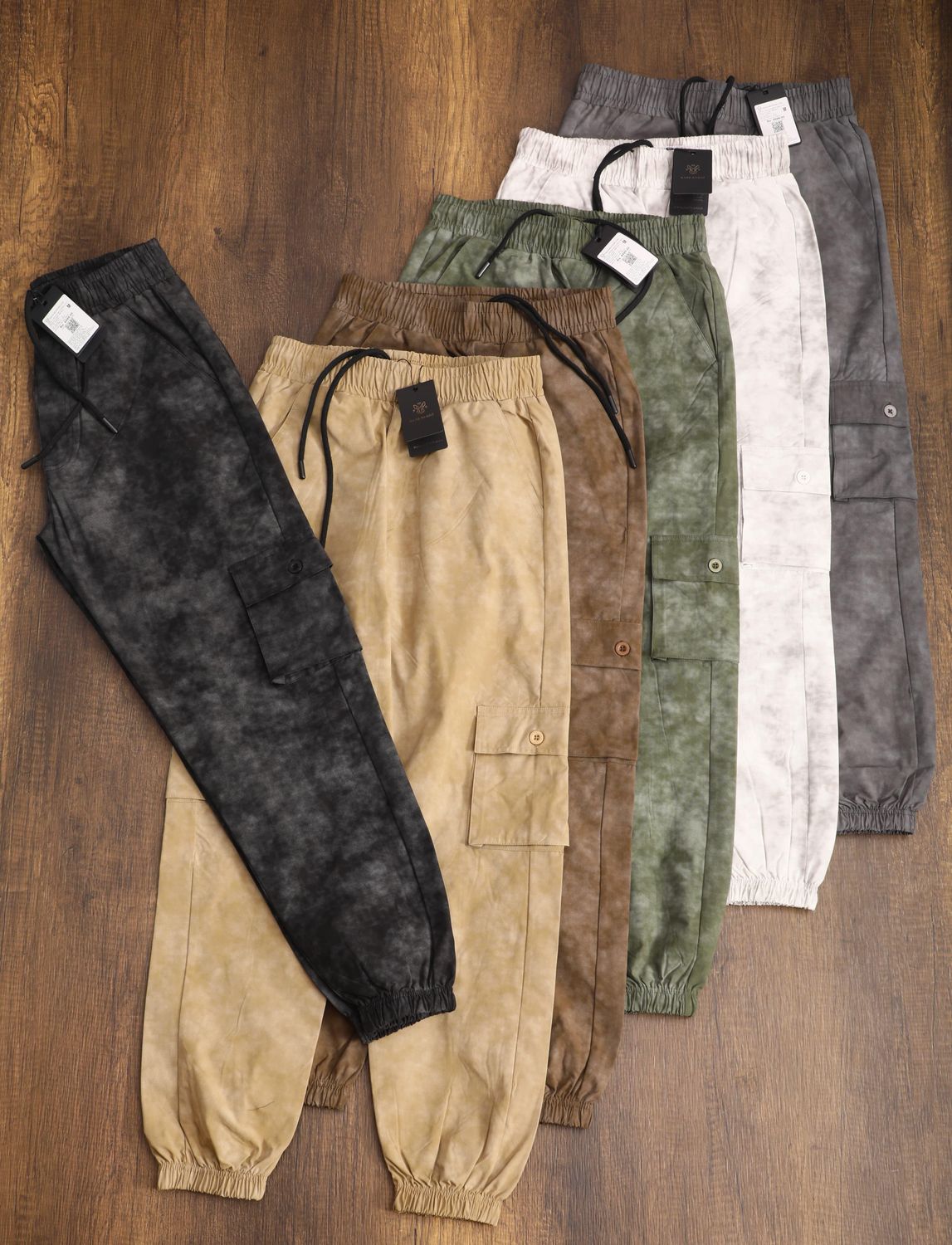 RARE RABBIT Premium Quality Men&#39;s Cargo Joggers - 52 Pc