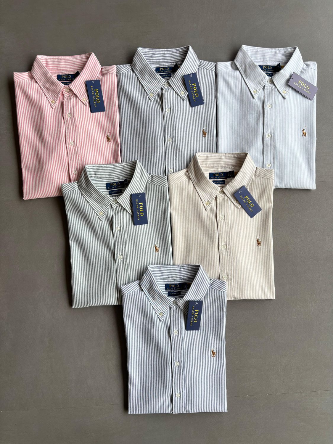 ​RALPH LAUREN Premium Quality Collar Neck Full Sleeve Men&#39;s Shirt - 50 Pc