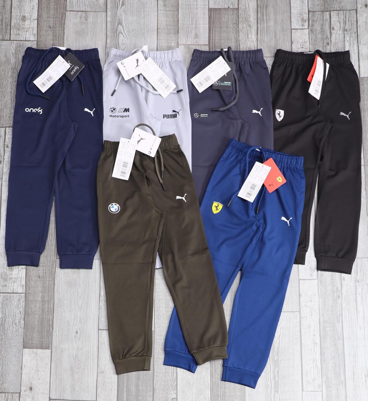 PUMA Premium Quality (UNISEX) Boy&#39;s &amp; Girl&#39;s Dry Fit Lycra Kids&#39;s Track Pant - 40 Pc