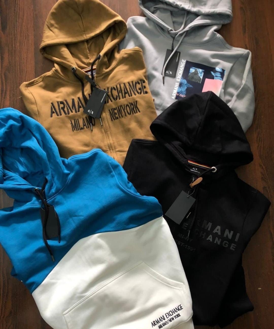 Armani exchange Premium Quality Full Sleeve Men&#39;s Hoodie - 58 Pc