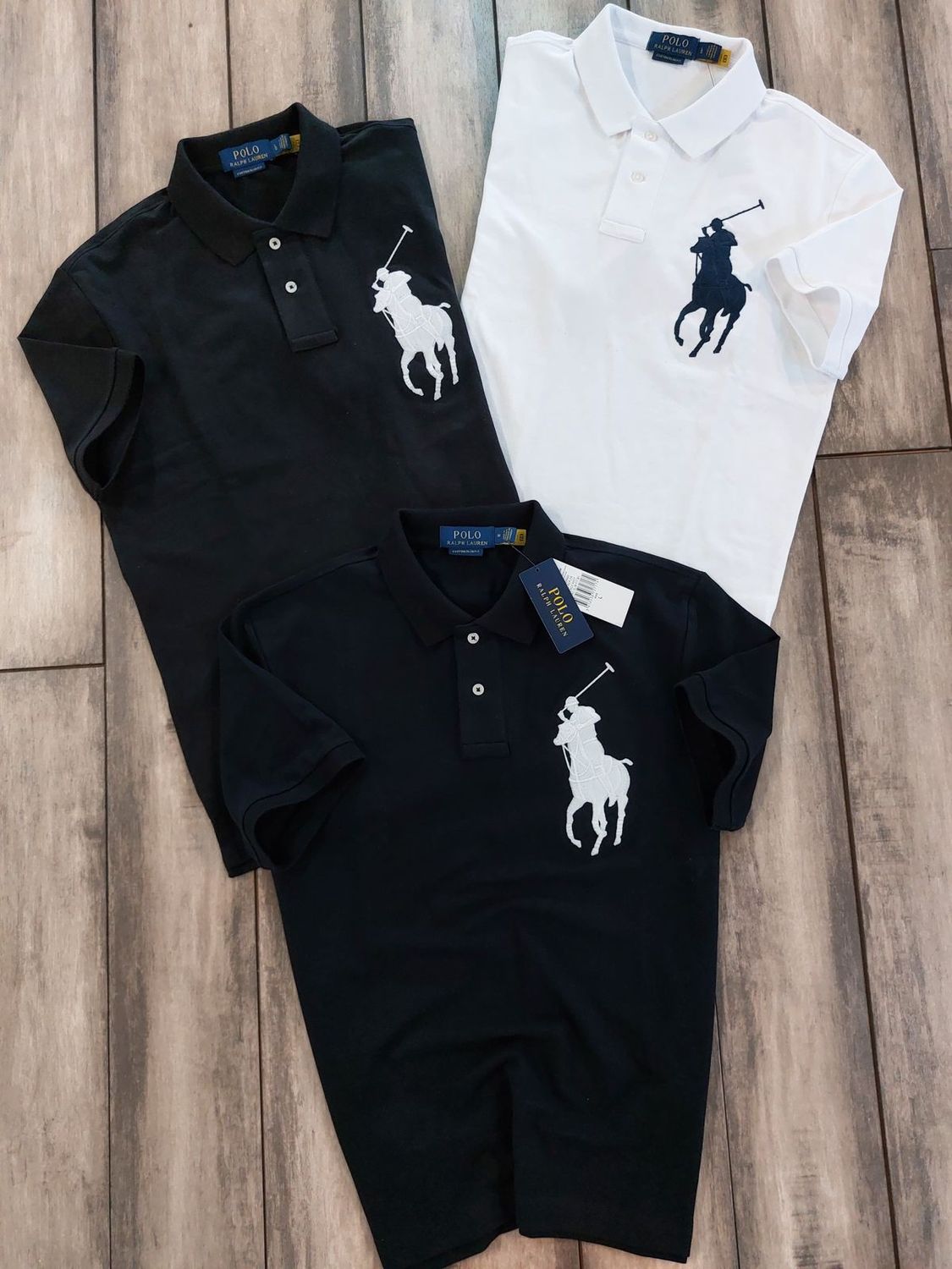 Ralph Lauren Premium Quality Collar Neck Half Sleeve Men&#39;s Polo T-shirt - 46 Pc