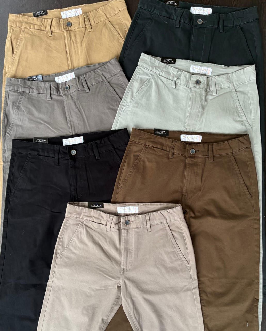 MACJINE Premium Quality Cotton Lycra Ankel Length Men&#39;s Pant - 55 Pc