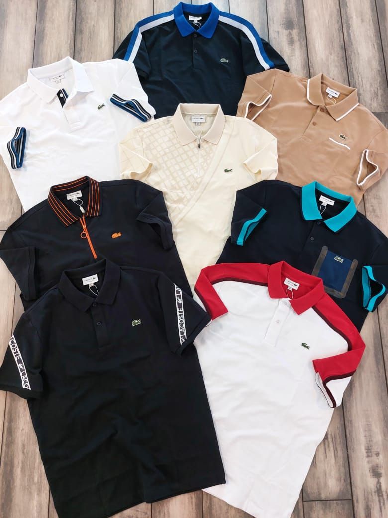 Men&#39;s Branded Premium Quality Collar Neck Half Sleeve Men&#39;s T-shirt - 60 Pc