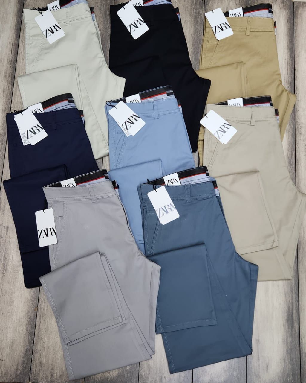 ZARAMAN Premium Quality Cotton Slim Fit Men&#39;s Pant - 60 Pc