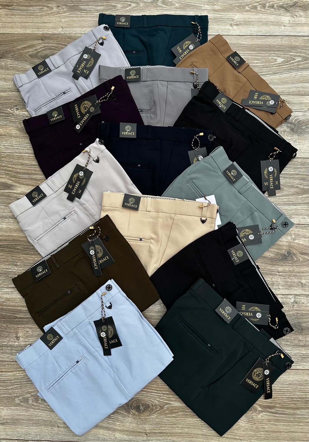 VERSACE Premium Quality Streachable Men&#39;s Formal Pant - 70 Pc