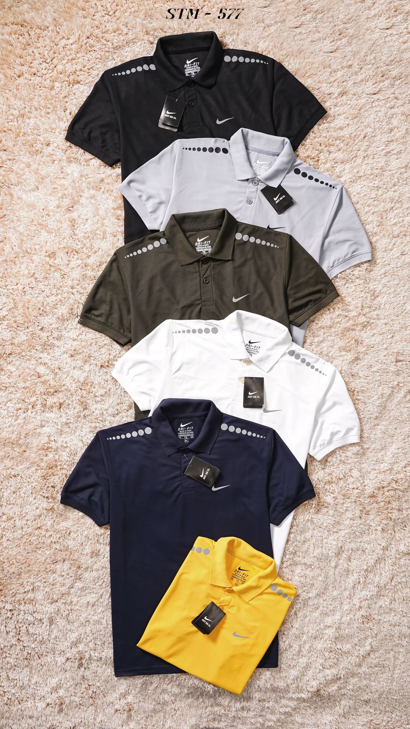 Nike Premium Quality Sports Collar Neck Half Sleeve Men&#39;s Polo T-shirt - 54 Pc