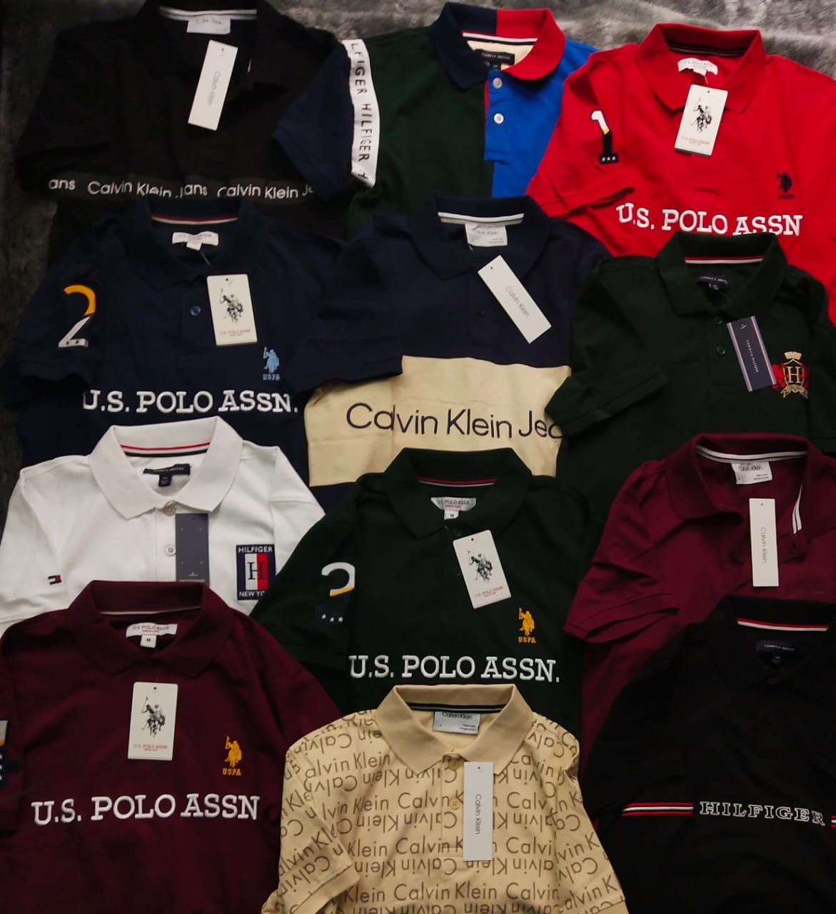 MIX Brand Premium Quality Cotton Collar Neck Half Sleeve Men&#39;s T-shirt - 50 Pc