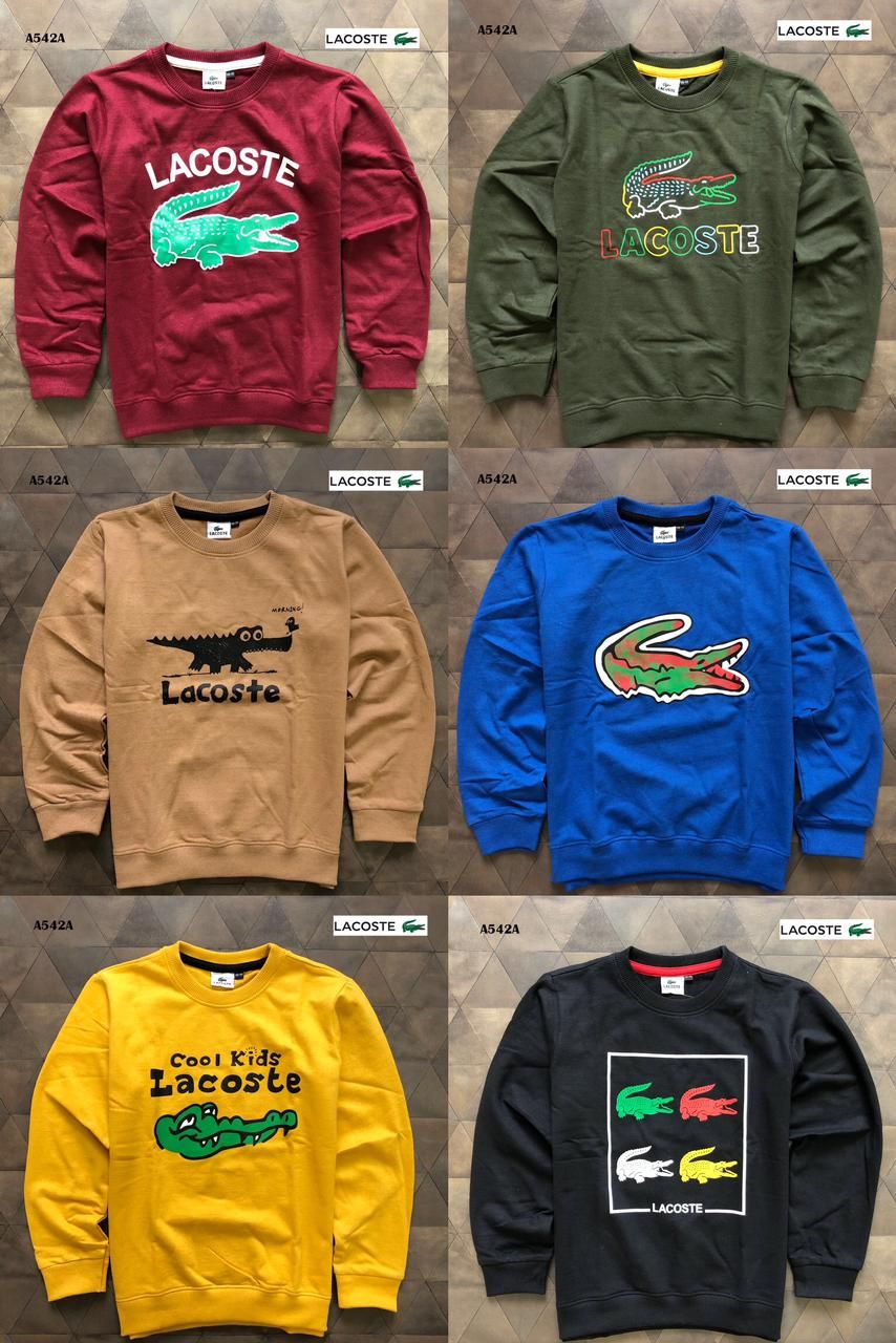 Kid&#39;s Branded Premium Quality Cotton Round Neck Full Sleeve Kids Sweatshirt - 38 Pc
