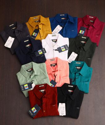 I Can Premium Quality Cotton Lenin Collar Neck Full Sleeve Kids Casual Shirt - 92 Pc