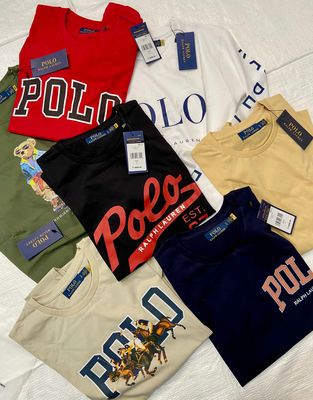 ​Ralph Lauren Premium Quality Crew Neck Full Sleeve Men&#39;s T-shirt - 45 Pc