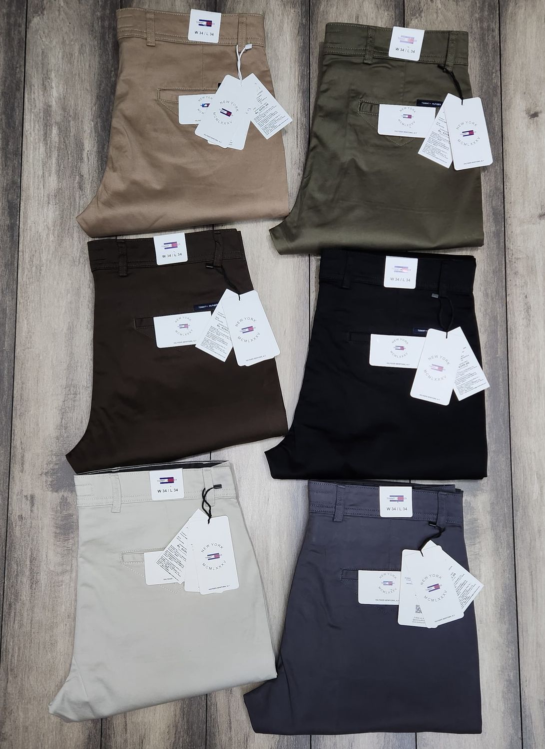 TOMMY HILFIGER Premium Quality Slim Fit Men&#39;s Pant - 48 Pc