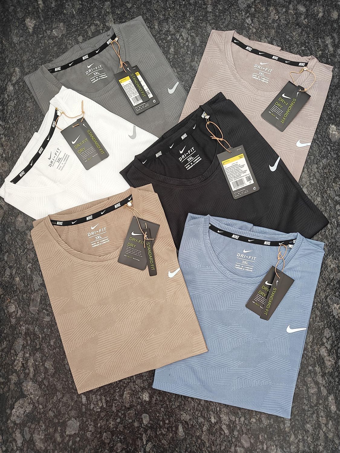 NIKE ( BIG SIZES ) Premium Quality Dry Fit Sports Wear Men&#39;s T-shirt - 40 Pc