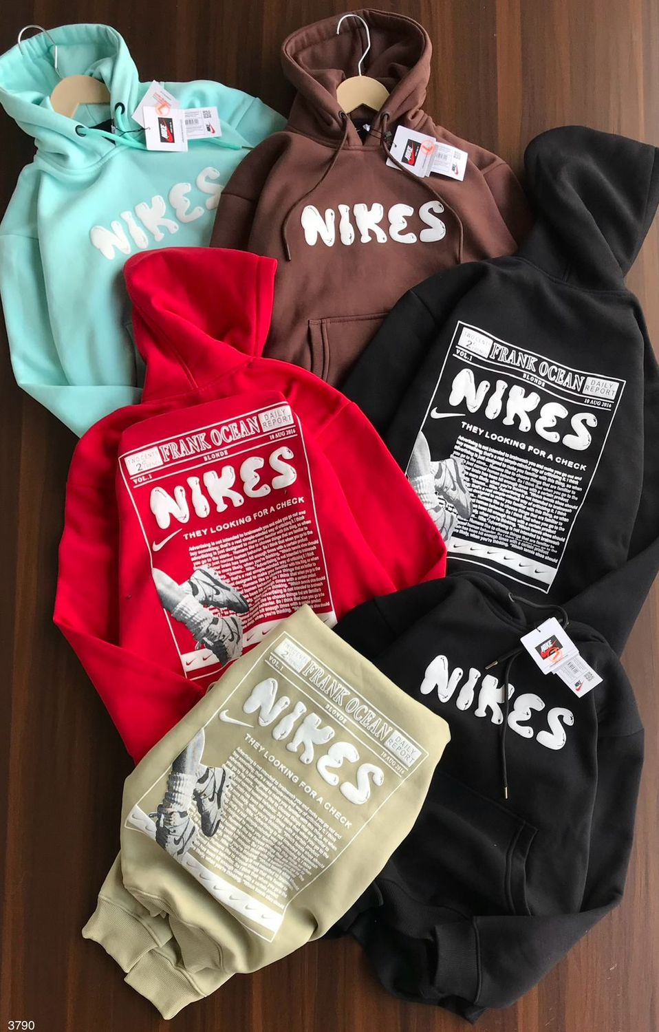 NIKE Premium Quality Cotton Dropshoulder Full Sleeve Men&#39;s Hoodies - 24 Pc