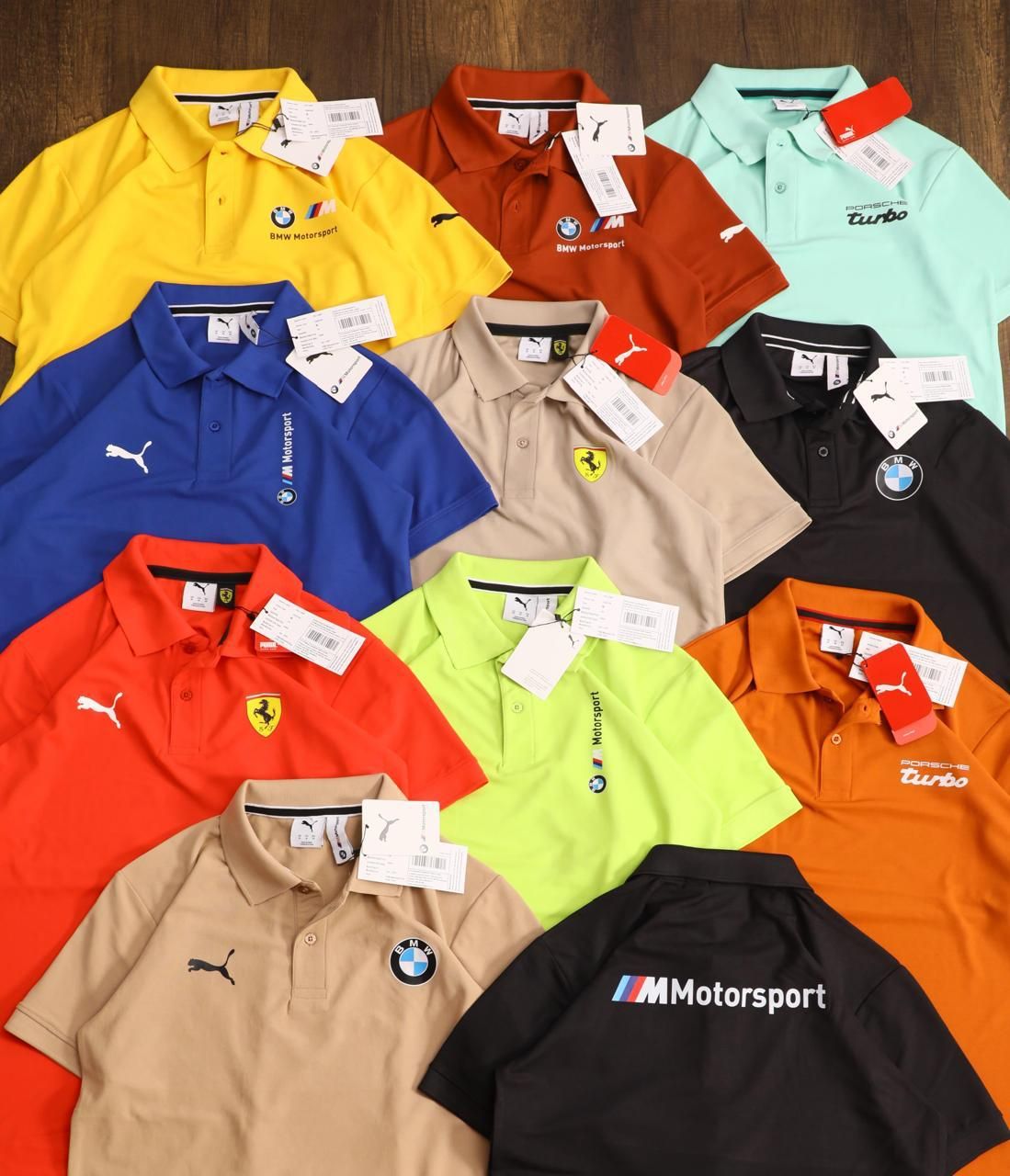 PUMA Premium Quality Collar Neck Half Sleeve Men&#39;s T-shirt - 43 Pc