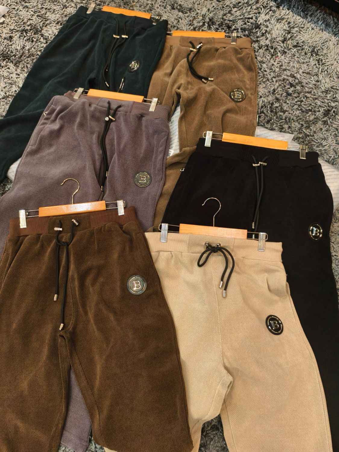 BALMAIN Premium Quality Bamboo Cotton With Elastin Men&#39;s Jumper Sweatpant - 28 Pc
