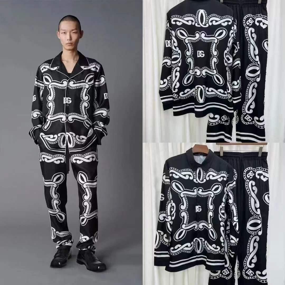 ​&quot;D &amp; G&#39;&#39; Premium Quality Cotton Collar Neck Shirt &amp; Pant Men&#39;s Co-ord Set - 16 Pc