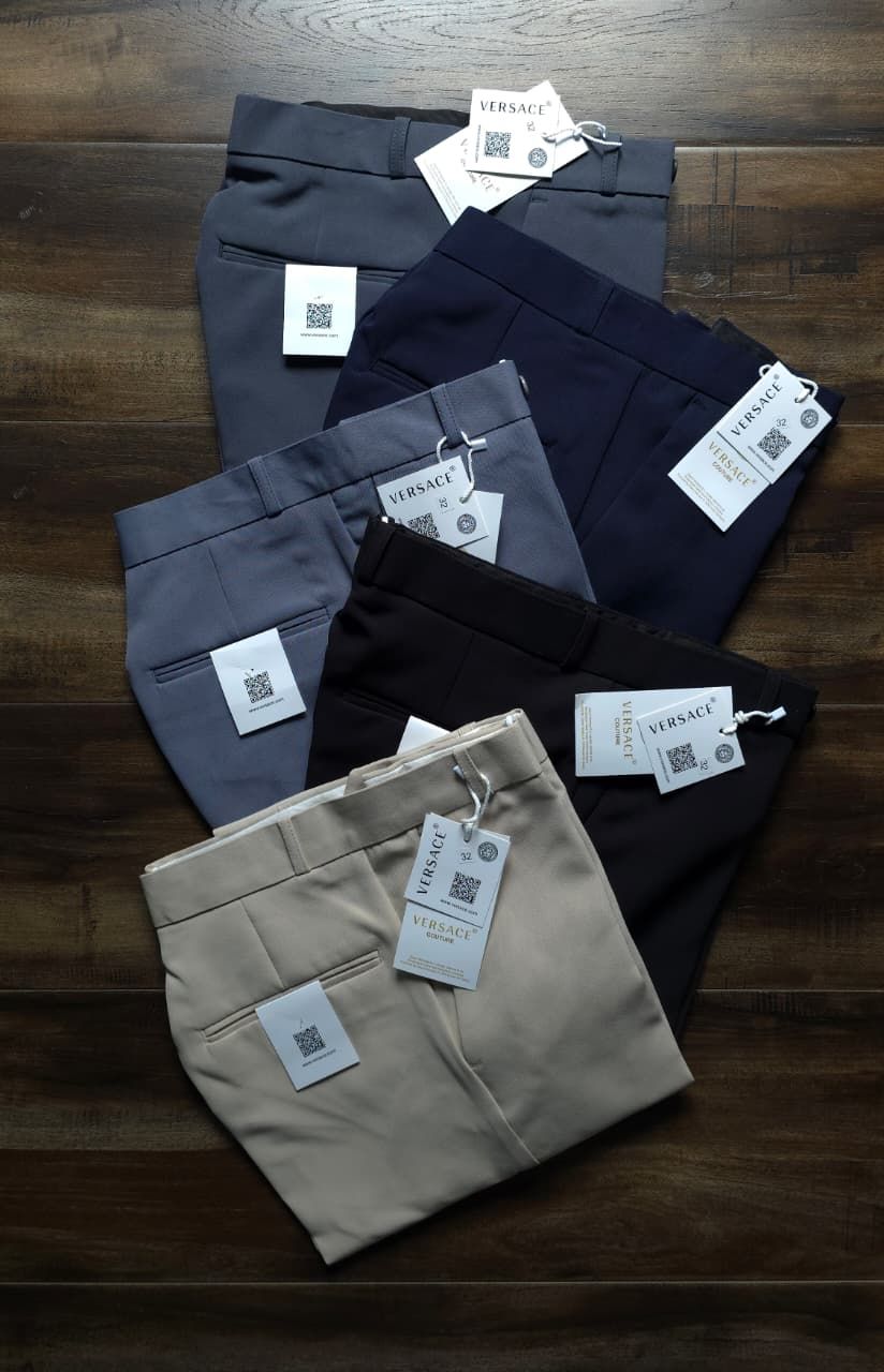 ​VERSACE Premium Quality Lycra Men&#39;s Pant - 56 Pc