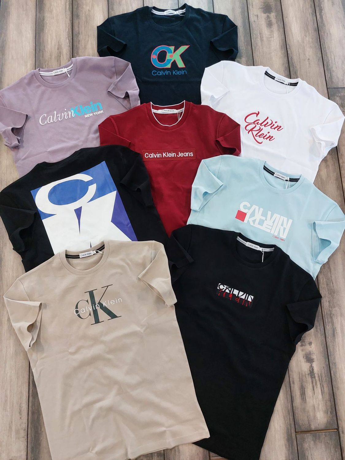 Calvin Klein Premium Quality Round Neck Half Sleeve Men&#39;s T-Shirts - 68 Pc