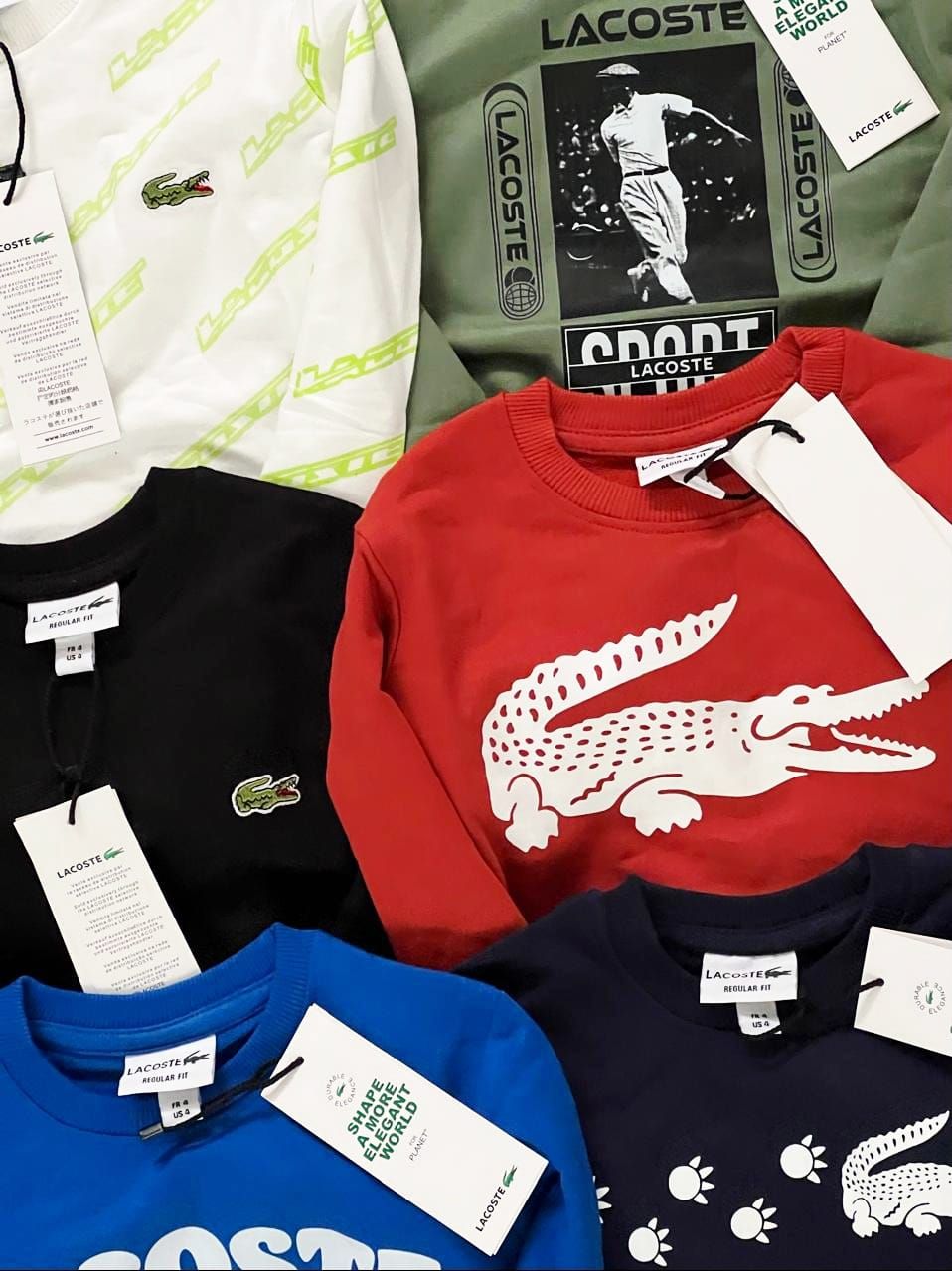 Kid&#39;s Branded Premium Quality Round Neck Full Sleeve Kid&#39;s Sweatshirt - 54 Pc