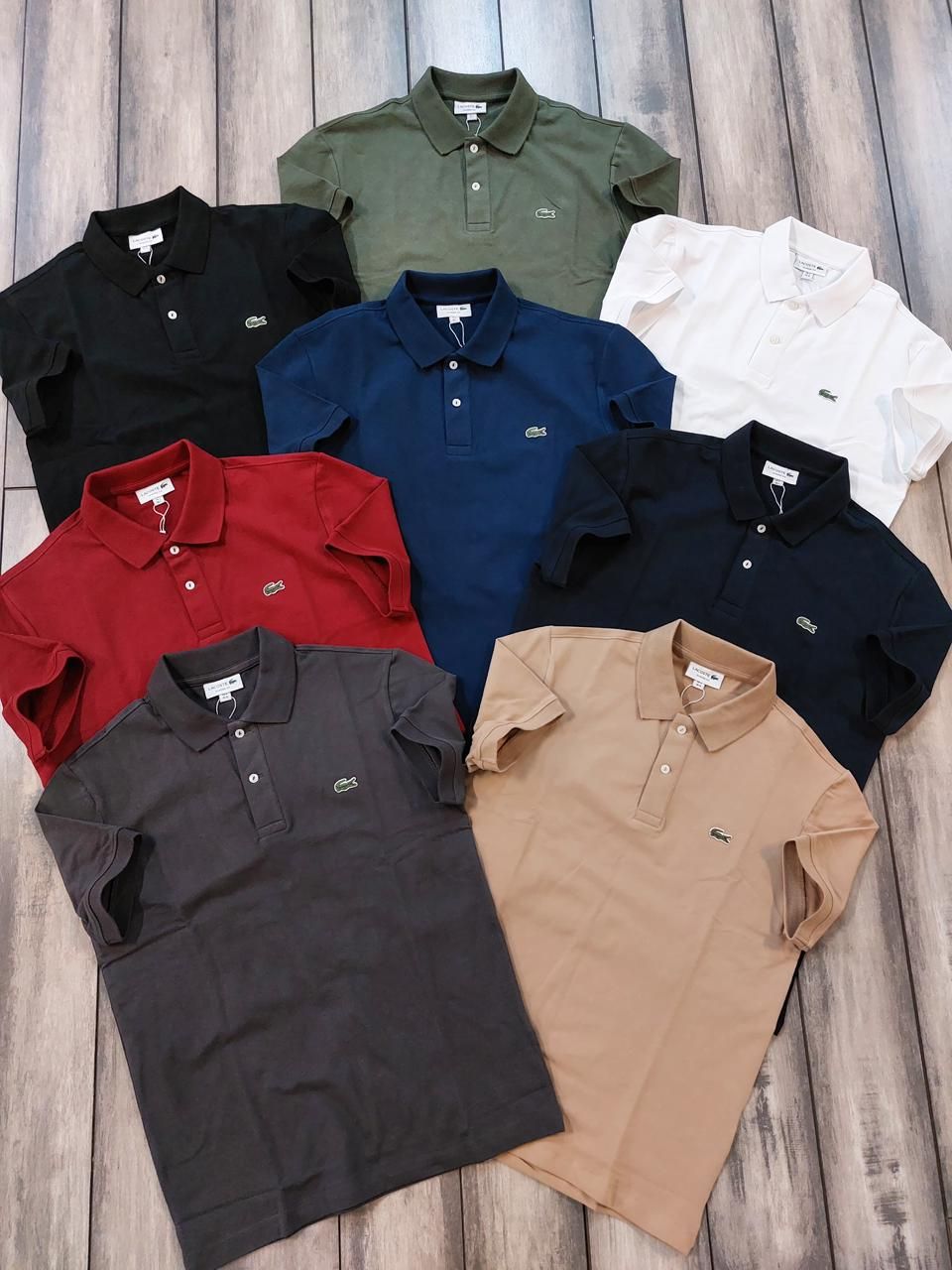 Men&#39;s Branded Premium Quality Collar Neck Half Sleeve Men’s Polo T-Shirts - 60 Pc