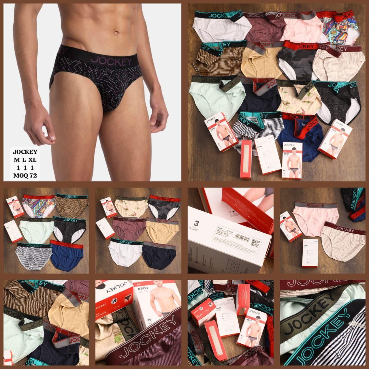 ​JOCKEY Premium Quality Stretchable Lycra Cotton Men&#39;s Brief -72 Pc
