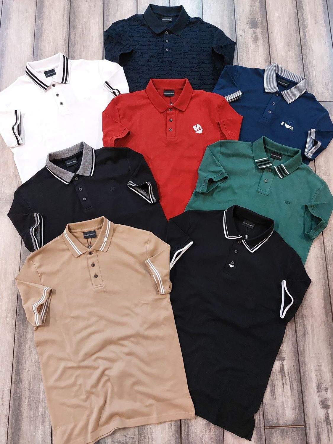 ​EMPORIO ARMANI Premium Quality Collar Neck Half Sleeve  Men&#39;s polo T-shirt - 68 Pc