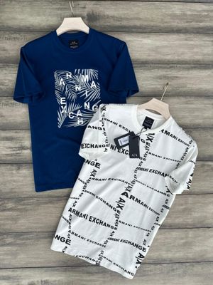 Armani Exchange Premium Quality Round Neck Half Sleeve Men&#39;s T-shirt - 42 Pc