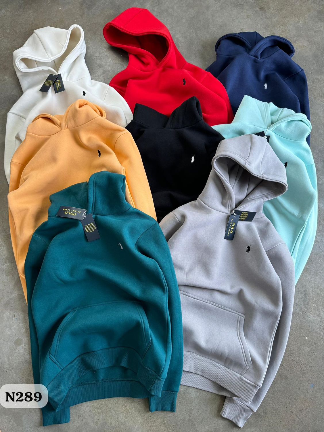 Ralph Lauren Premium Quality Full Sleeve Men&#39;s Hoodies with Kangaroo pockets - 37 Pc