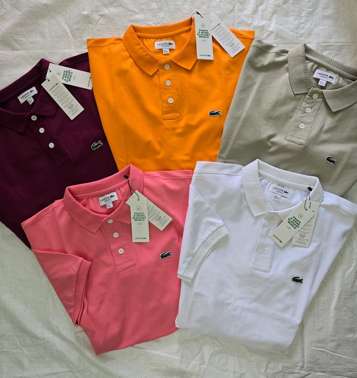 Men&#39;s Branded Premium Quality Cotton Collar Neck Half Sleeve Men&#39;s T-shirt - 44 Pc