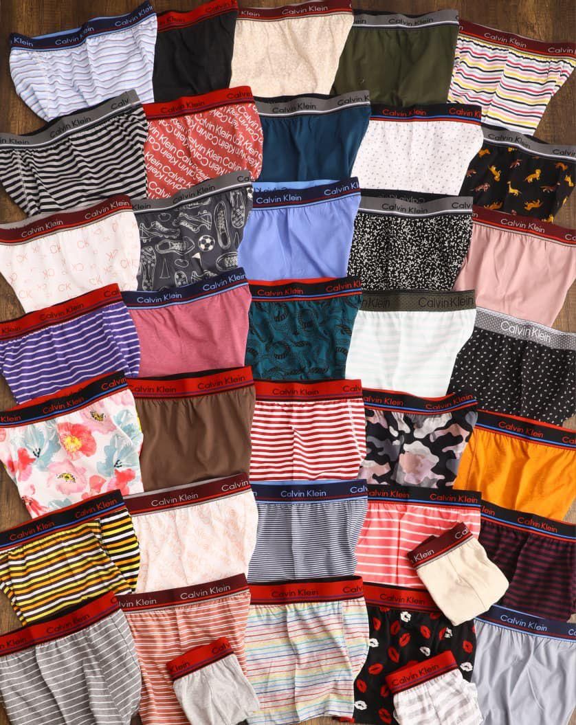 ​CALVIN KLEIN Premium Quality stretchable lycra cotton Men&#39;s Trunks - 72 Pc