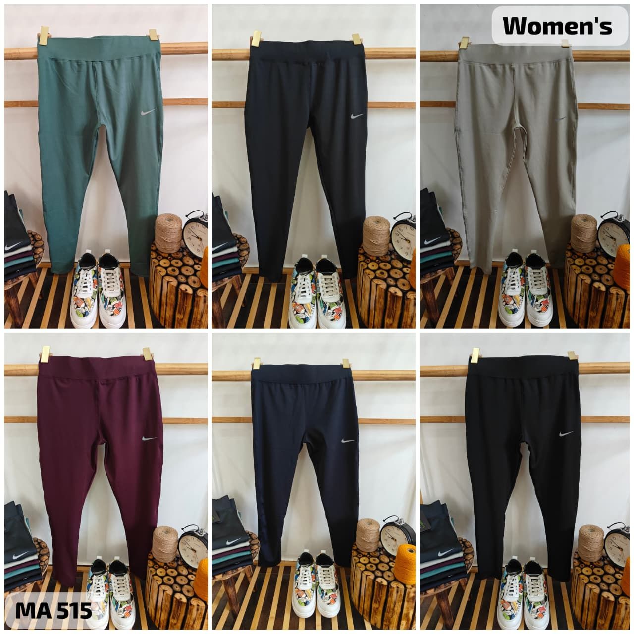 NIKE Premium Quality 4 way lycra Women&#39;s active wear tracks -40 Pc