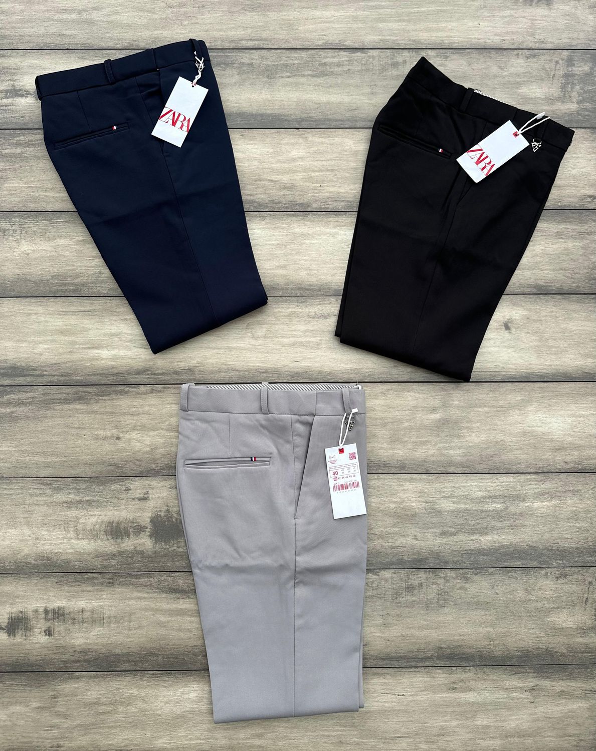 ​ZARA Premium Quality 2way Lycra Men&#39;s Formal Trousers - 30 Pc