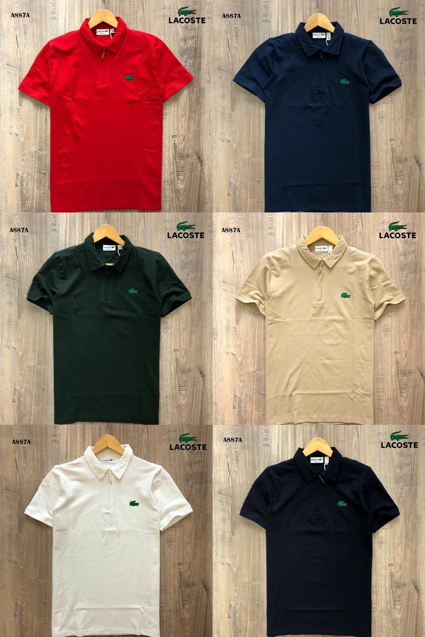 Men&#39;s Branded Premium Quality Collar Neck Half Sleeve Men&#39;s Polo T-shirt - 56 Pc