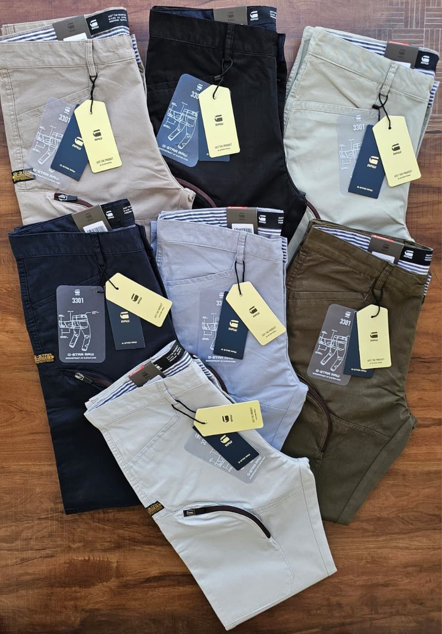 G Star Premium Quality Lycra Men&#39;s Cargo Pant - 35 Pc