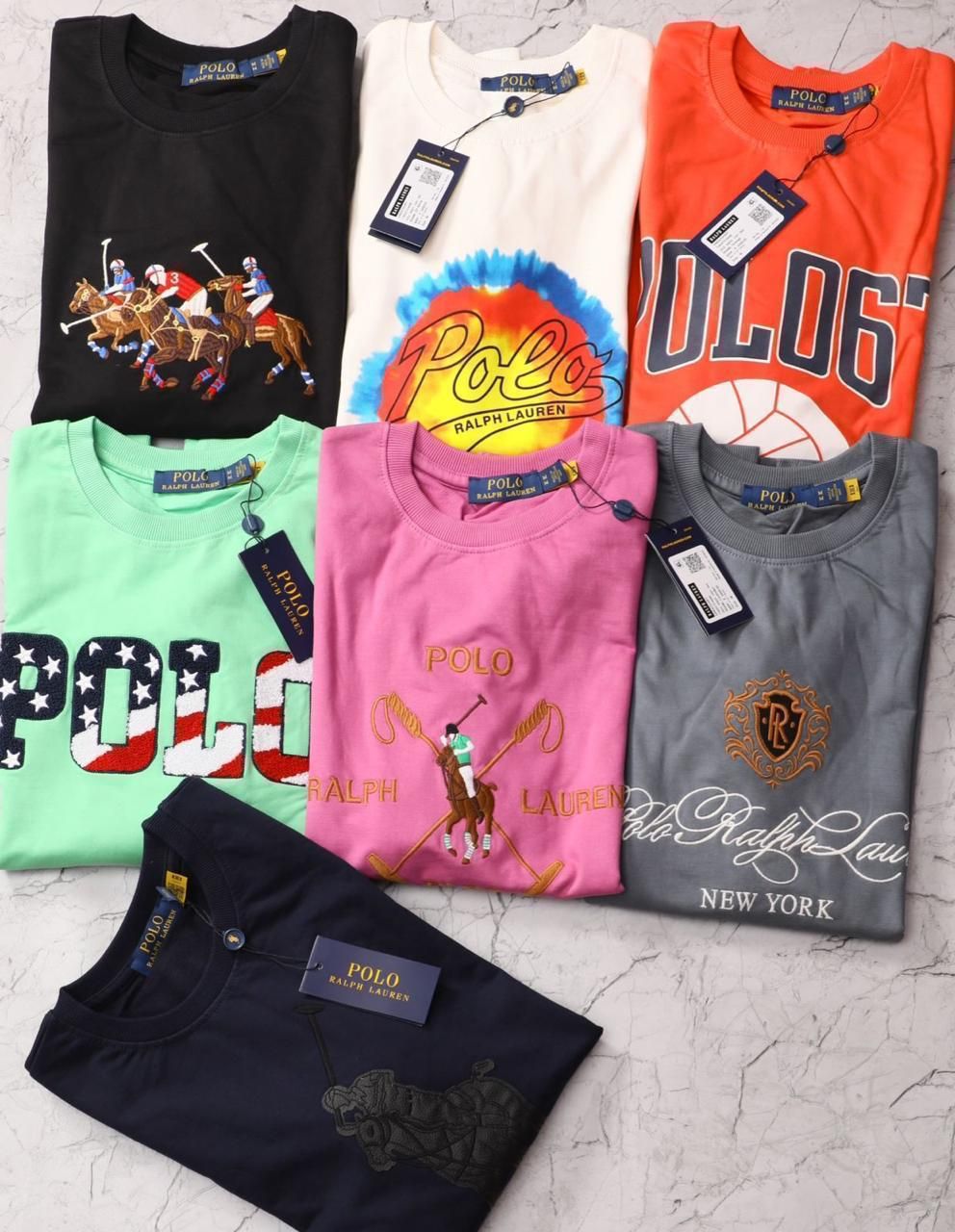 ​RL Polo premium Quality Round Neck Full Sleeve Men&#39;s Sweatshirt - 52 Pc