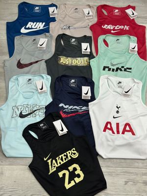 Nike Premium Quality Micro Polyester Dot-knit Dri-Fit Sleeveless Men&#39;s T-shirt - 85 Pc