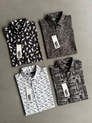 ​Karl Lagerfeld Premium Quality wrinklefree / Non iron Collar Neck Full Sleeve Men&#39;s Shirt - 35 Pc