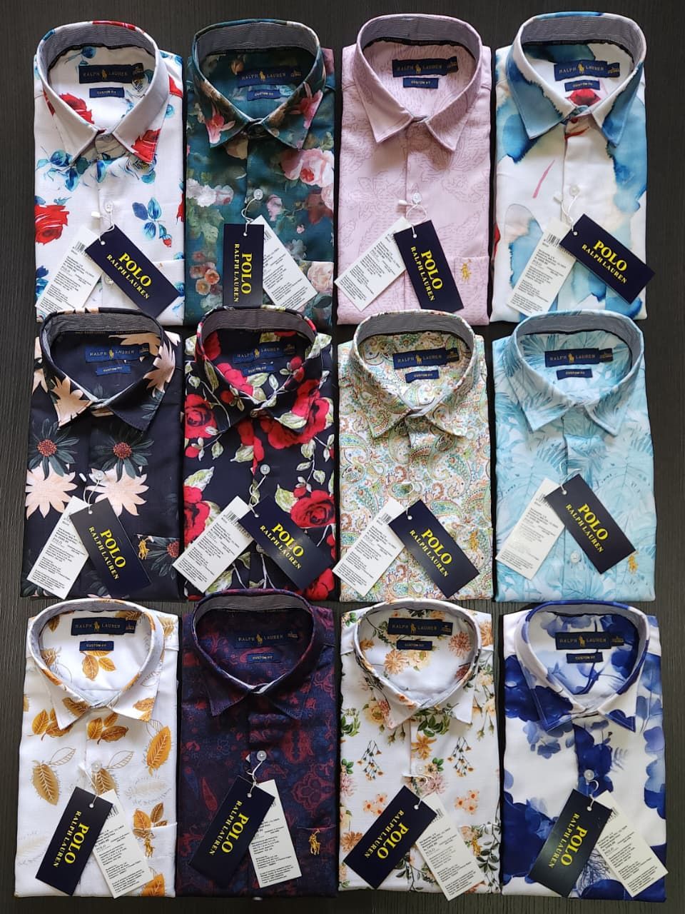 RALPH LAUREN Premium Quality Collar Neck Full Sleeve Men&#39;s Shirt - 52 Pc