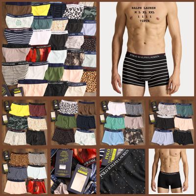 Ralph Lauren Premium Quality Cotton Lycra Men&#39;s Trunks - 72 Pc