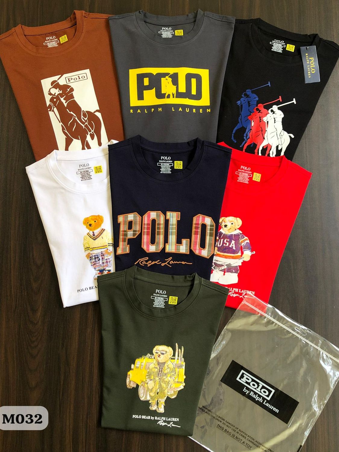 Ralph Lauren Premium Quality Cotton Lycra Crew Neck Half Sleeve Men&#39;s T-Shirt - 74 Pc