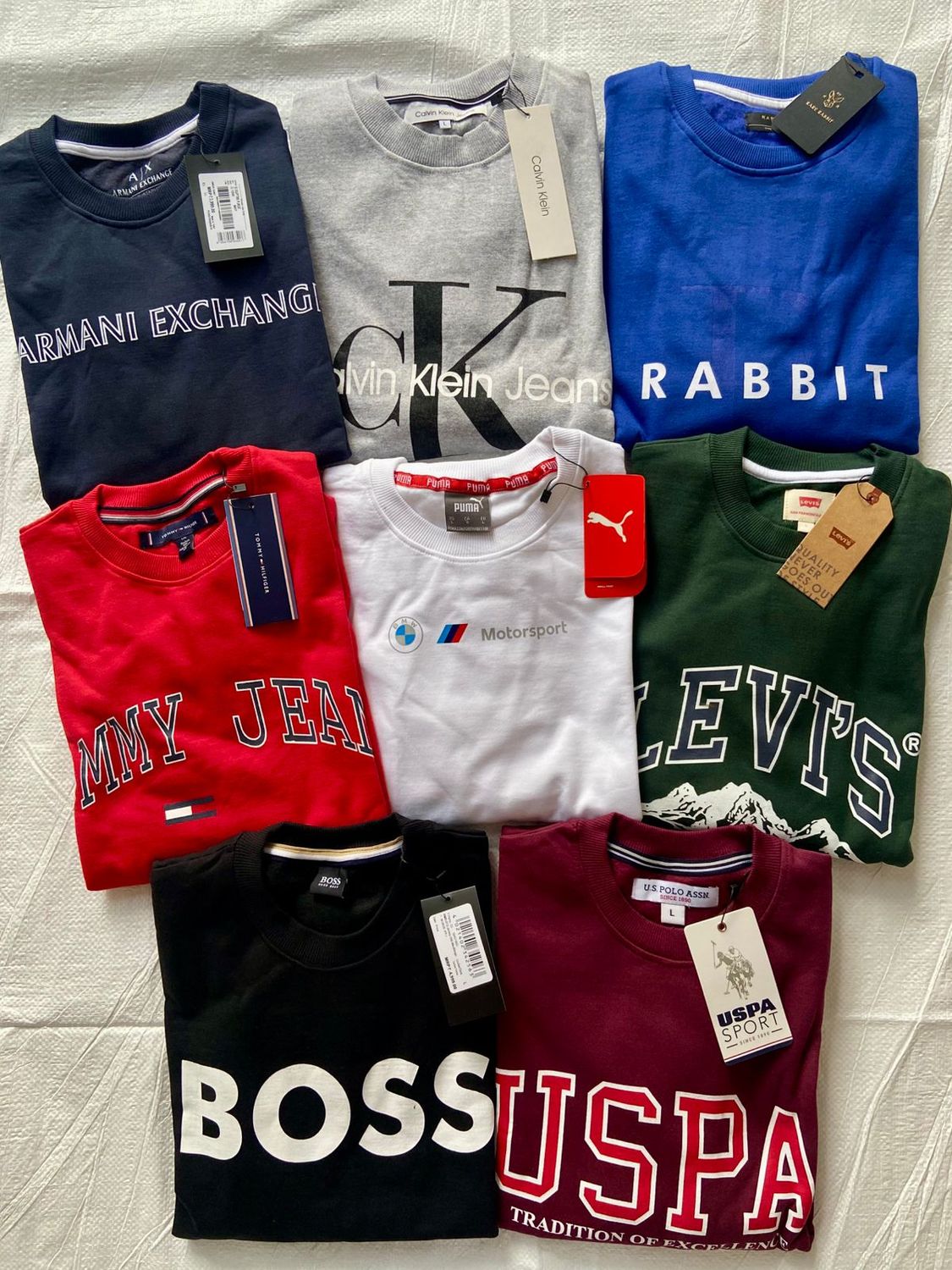 Multi Branded ​Premium Quality Round Neck Full Sleeve Men&#39;s Sweatshirts combo - 48 Pc