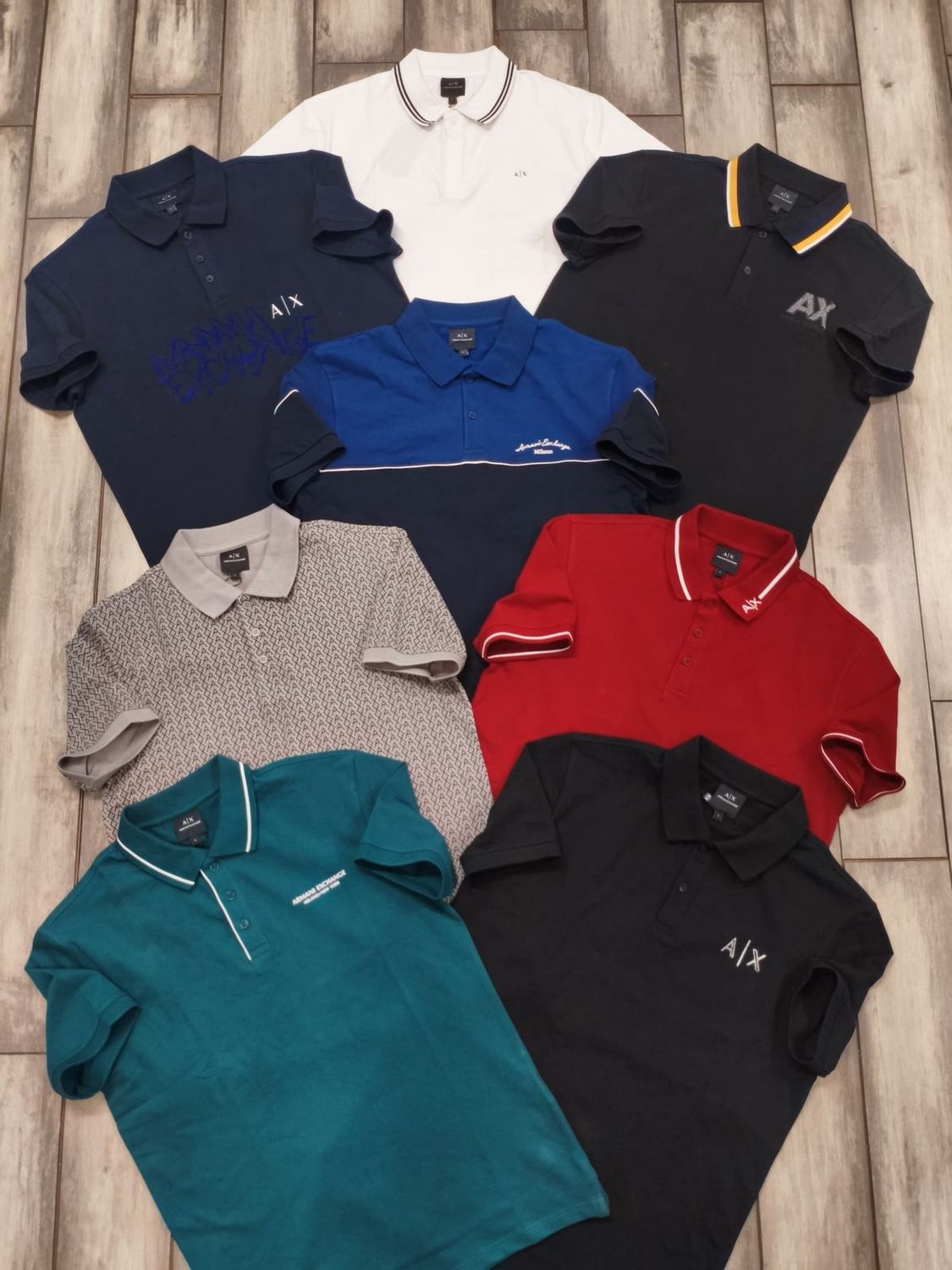 Armani Exchange Premium Quality Collar Neck Half Sleeve Men’s Polo T-Shirts - 60 Pc