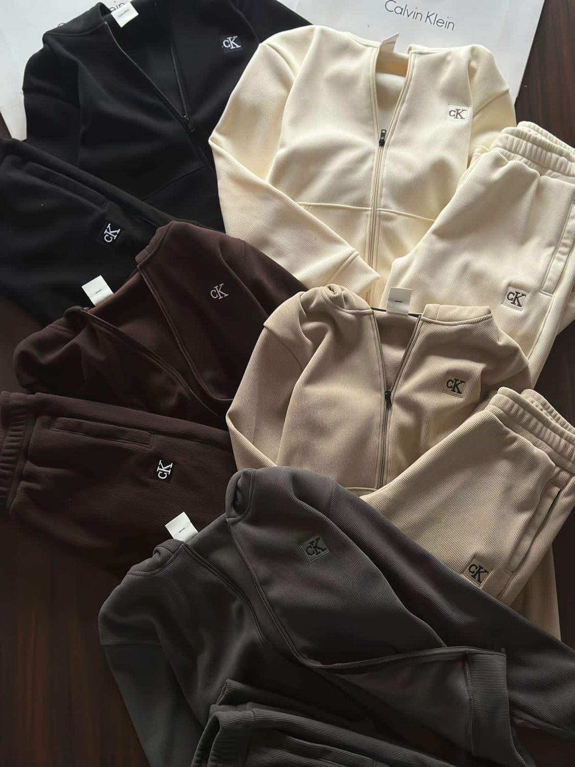 ​Calvin Klein Premium Quality Imported Bonded Fabric Men&#39;s Tracksuit -20 Set